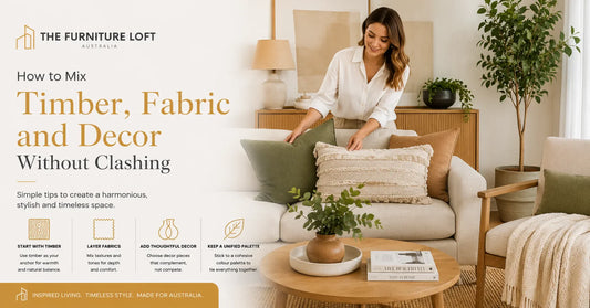How to Mix Timber, Fabric and Decor Without Clashing